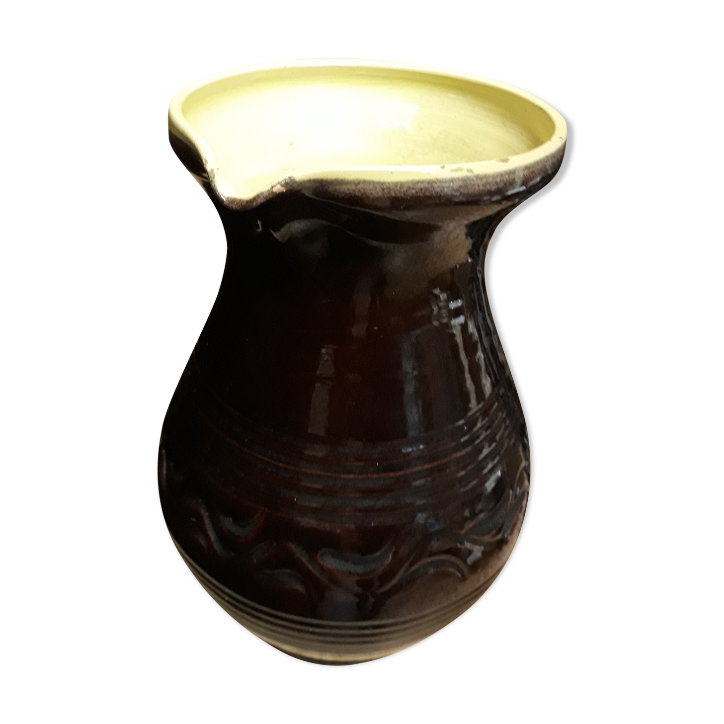 Vintage ceramic pitcher