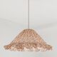 Suspension conique avec volant Emilia "fleurettes"