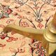 Neoclassiqe floor lamp * Hollywood Regency * 50s Vintage