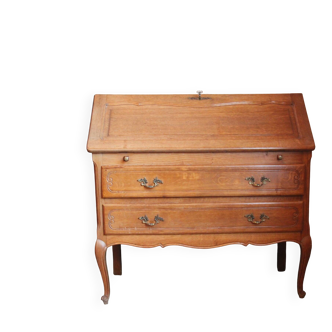 Small oak desk in Louis XV style