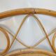 Headboard in rattan circa 1960 1970