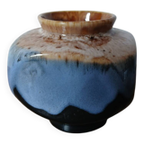 Glazed terracotta vase
