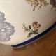 Faience pot lavallière sarreguemines floral motifs