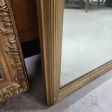 19th century gendarme's hat gilded mirror