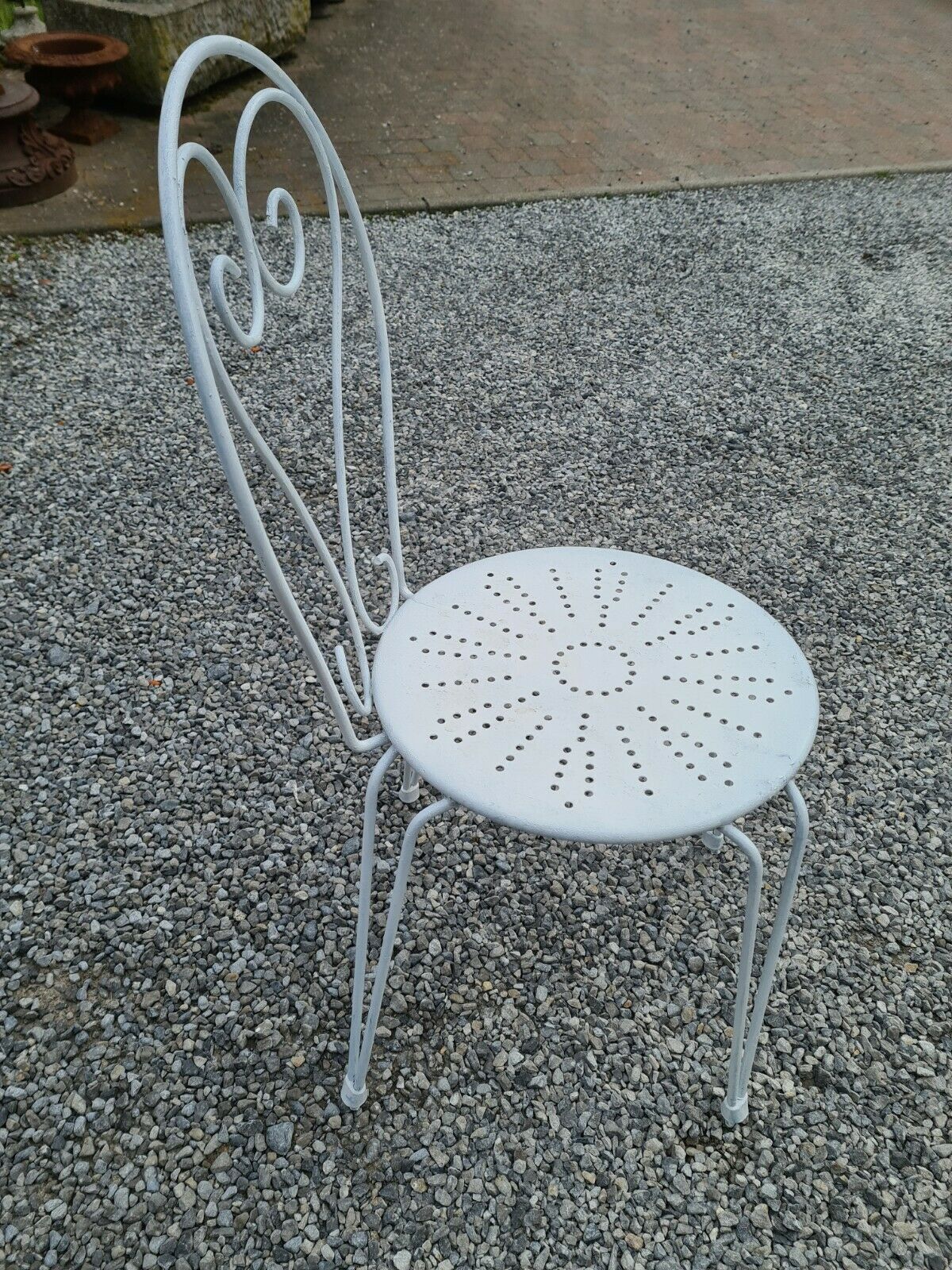 iron garden chair
