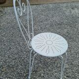 iron garden chair
