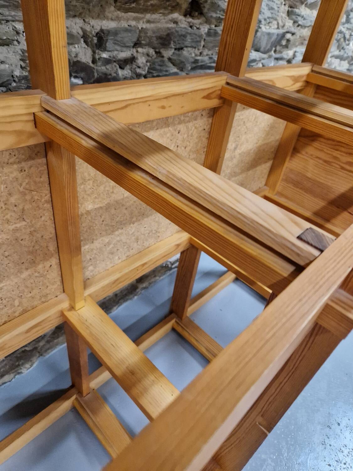 80s pine buffet in revival style