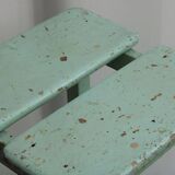 Wooden workshop stool