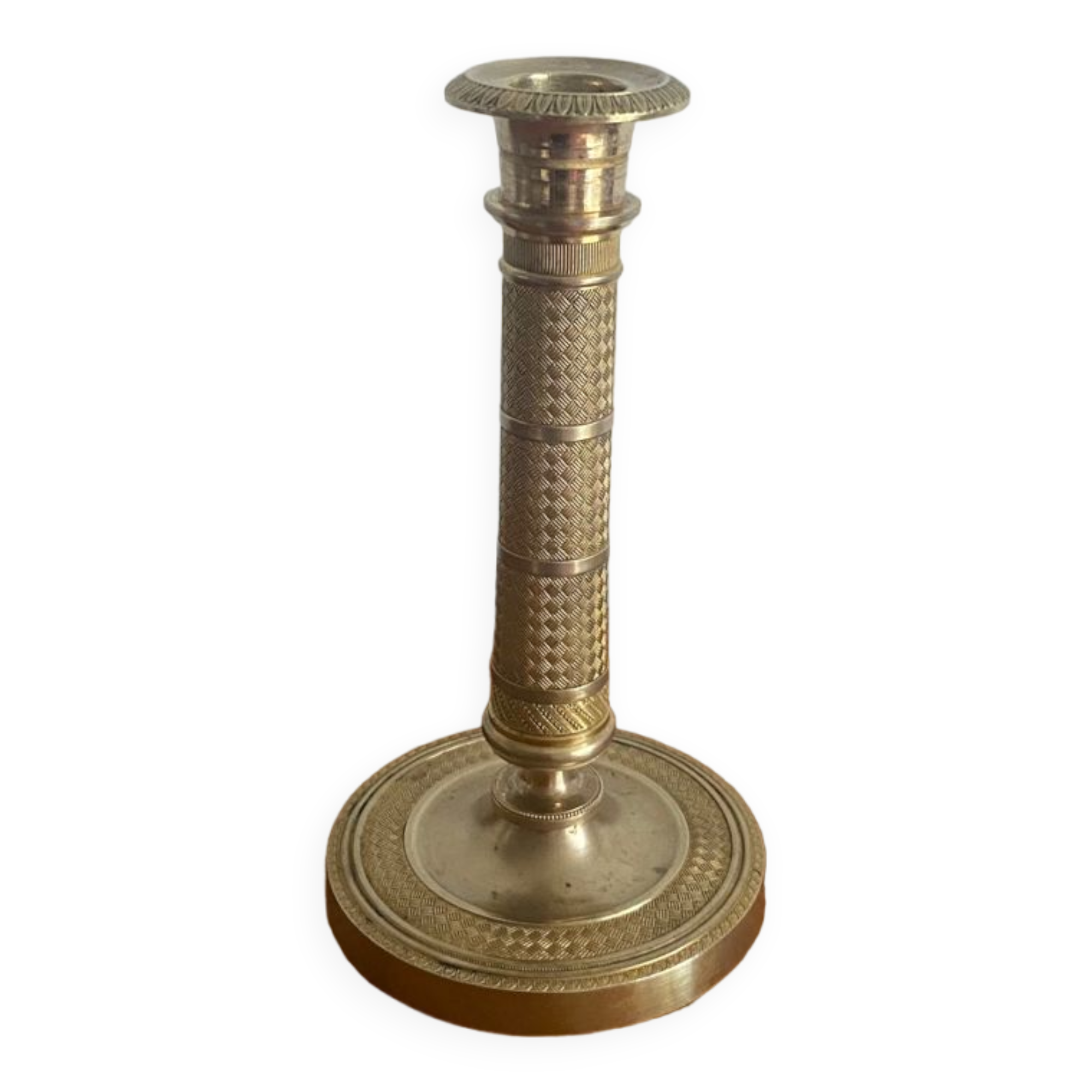 Bronze candle holder XIXth