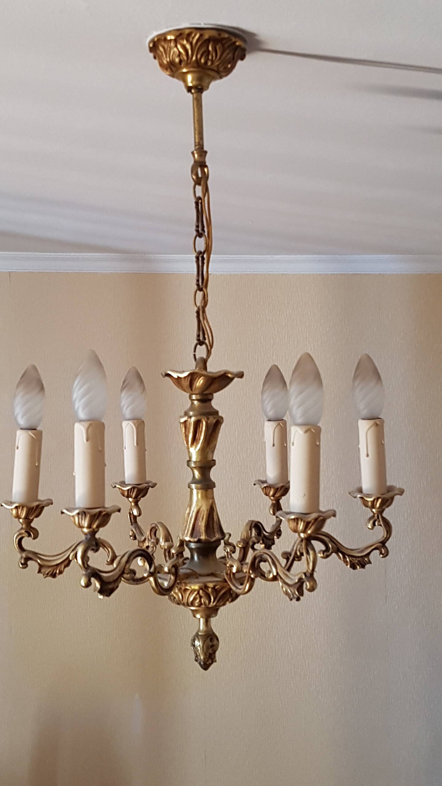 Bronze chandelier Louis XV style