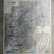 Vintage school map MDI France Rhône