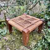 Large Indian rope stool from the early 20th century.
