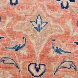 Rare Tapis Persan Ancien, Chef-d’œuvre Fait Main en Laine Naturelle