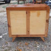 Vintage chest of drawers of the 50s in wood