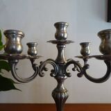Candlestick 5 branches pewter Peltro signed