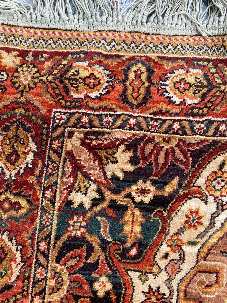 Vintage carpet corridor Persian style 89x300 cm