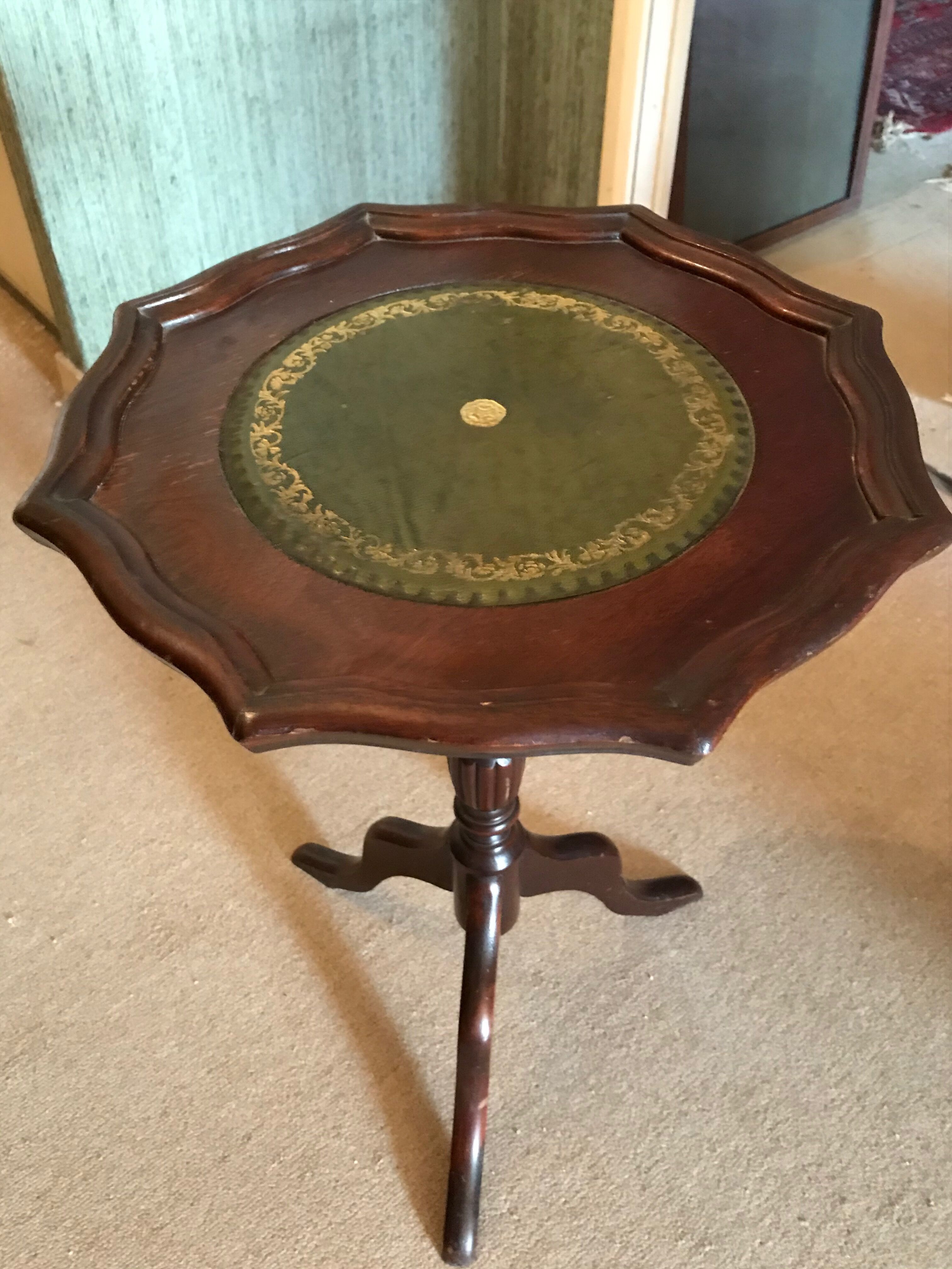 Empire-style mahogany console