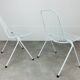 Pair of 50s steel wire chairs by Stella
