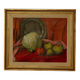 "Still Life with Cabbage and Fruits" by S. Jonsson