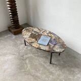 1950s Madagascar aragonite coffee table