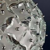 Artistic glass suspension Sputnik by Fontana Arte, Italy, 1960s