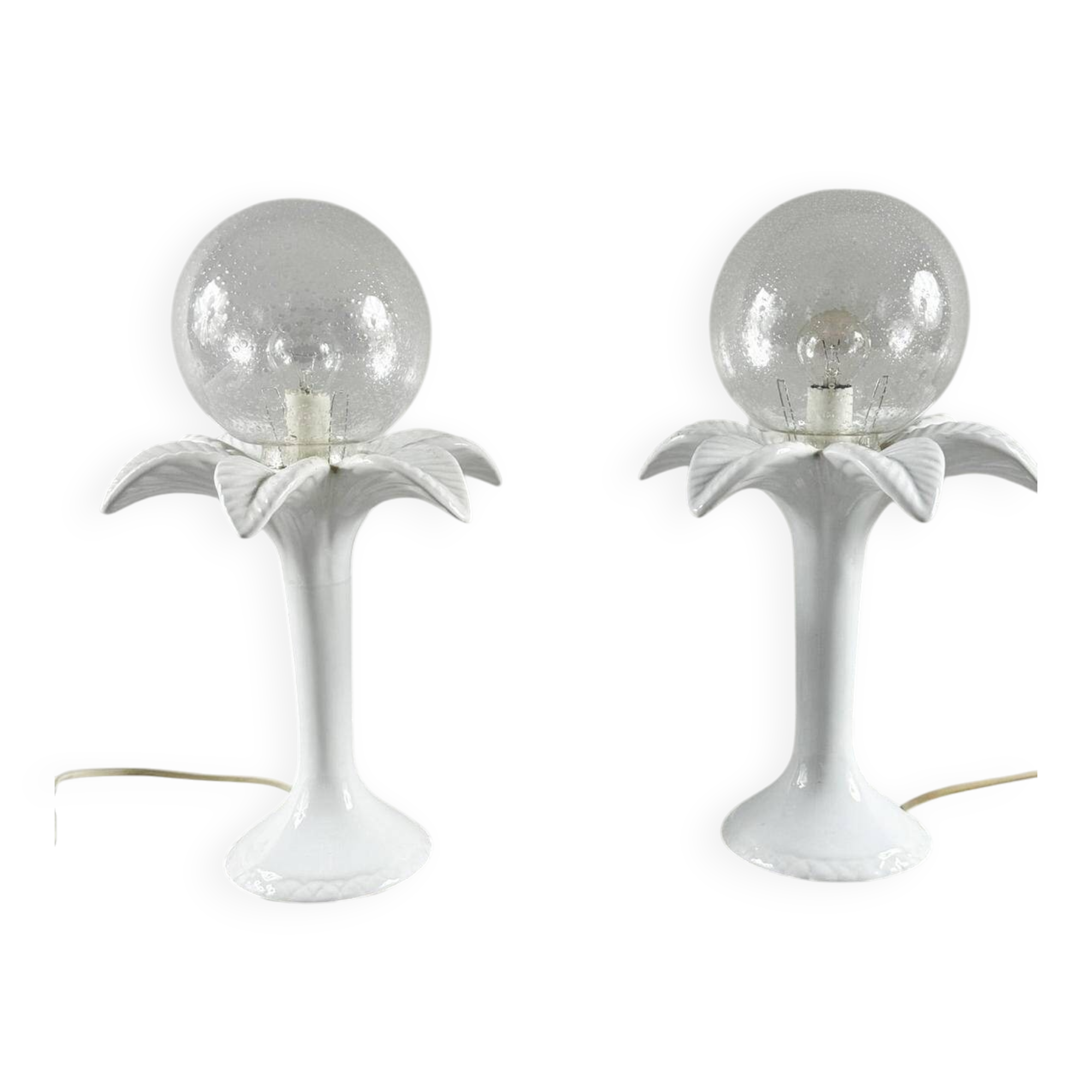Michael Anderson. In the style of. Pair of table lamps, Hollywood Regency, 1970s.