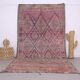 Pink Vintage Beni mguild Rug 185 x 348 cm - Berber Wool Rug - Moroccan Rug