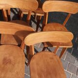 Set of 10 bistro chairs