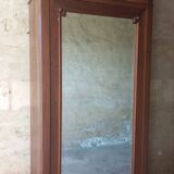 Superb Empire-style wardrobe in solid walnut.