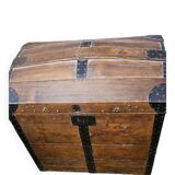 Vintage wooden trunk
