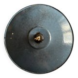 Gamelle lampe acier émaillée bleu