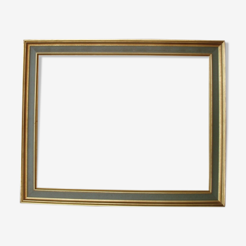 Empire green and gold frame foliage 56.7 x 44.6 cm