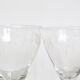 Set of 6 chiselled glass wine glasses, 1930