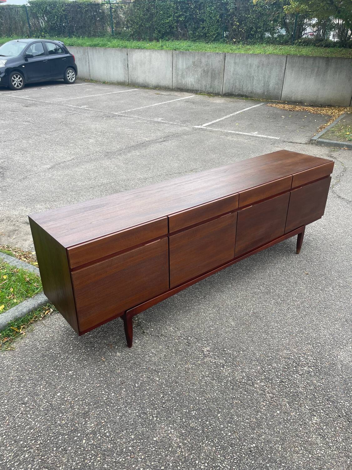 Scandinavian teak sideboard, model FA 66, by Ib Kofod-Larsen, 1960