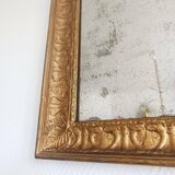 Miroir bois doré style Louis Philippe