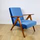 B-310 VAR armchair sea blue blue velvet - 2 pieces available