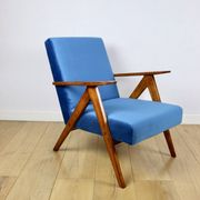 B-310 VAR armchair sea blue blue velvet - 2 pieces available
