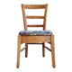 Antique upholstered wooden chair