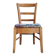 Antique upholstered wooden chair