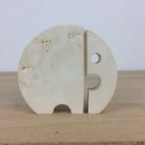 Fratelli Mannelli elephant paper press in travertine