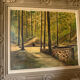 Oil on canvas "Luminous Underwood" – Signed Ph. Guisset – 19