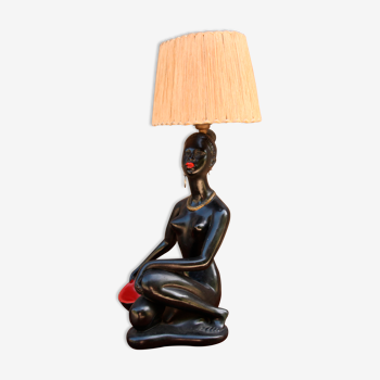 Lampe à poser modèle "africaine"