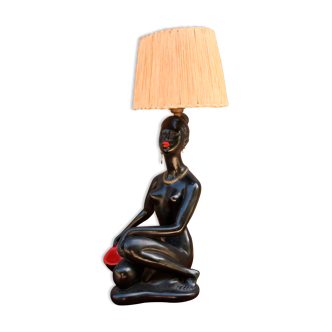 Lampe à poser modèle "africaine"