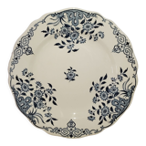 Flat plate in earthenware of Sarreguemines model Moscow