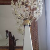 Ceramic lamp & flower lampshade