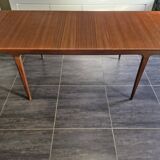 Scandinavian extendable teak table