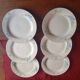 Serie de 6 assiettes a desserts en porcelaine