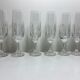 Set of 6 Champagne flutes in Villeroy and Boch crystal