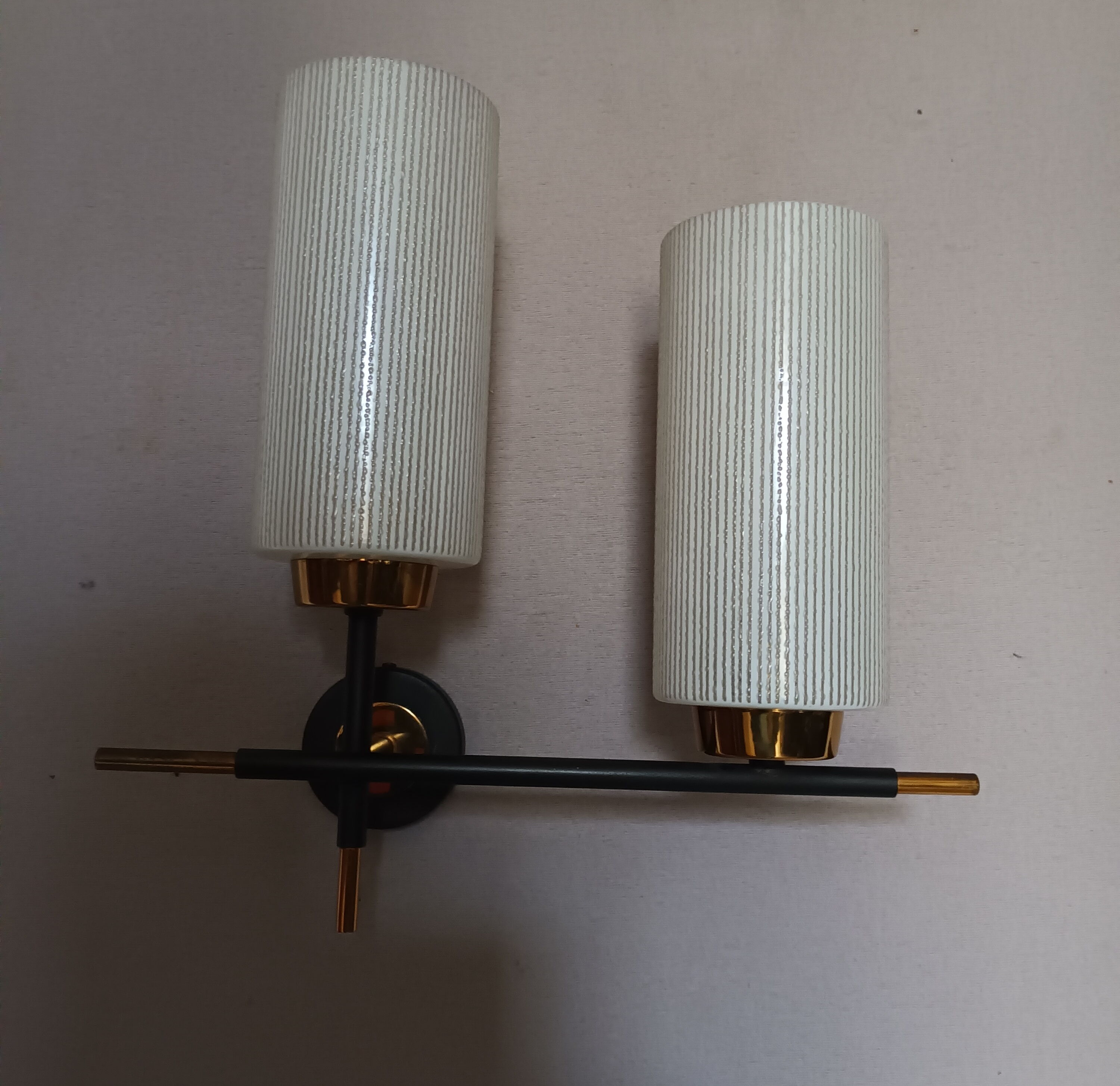Double wall lamp from the house arlus, 60s