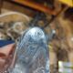 Pied de lampe en cristal Baccarat signé – France – années 70